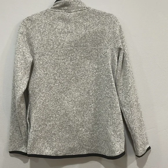 Nike Sportswear Full Zip Fleece Long Sleeve Jacket Size Medium Heather Gray - Picture 5 of 5